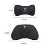 Tesla Emblem Car Neck Protection Pillow Headrest Lumbar Support For Cybertruck X S Roadster Model 3 Modele Y Coil Juguete 2024