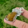 Daughters Day Sale 925 Sterling Silver Natural Tigers Eye Bezel Elegant Pendant