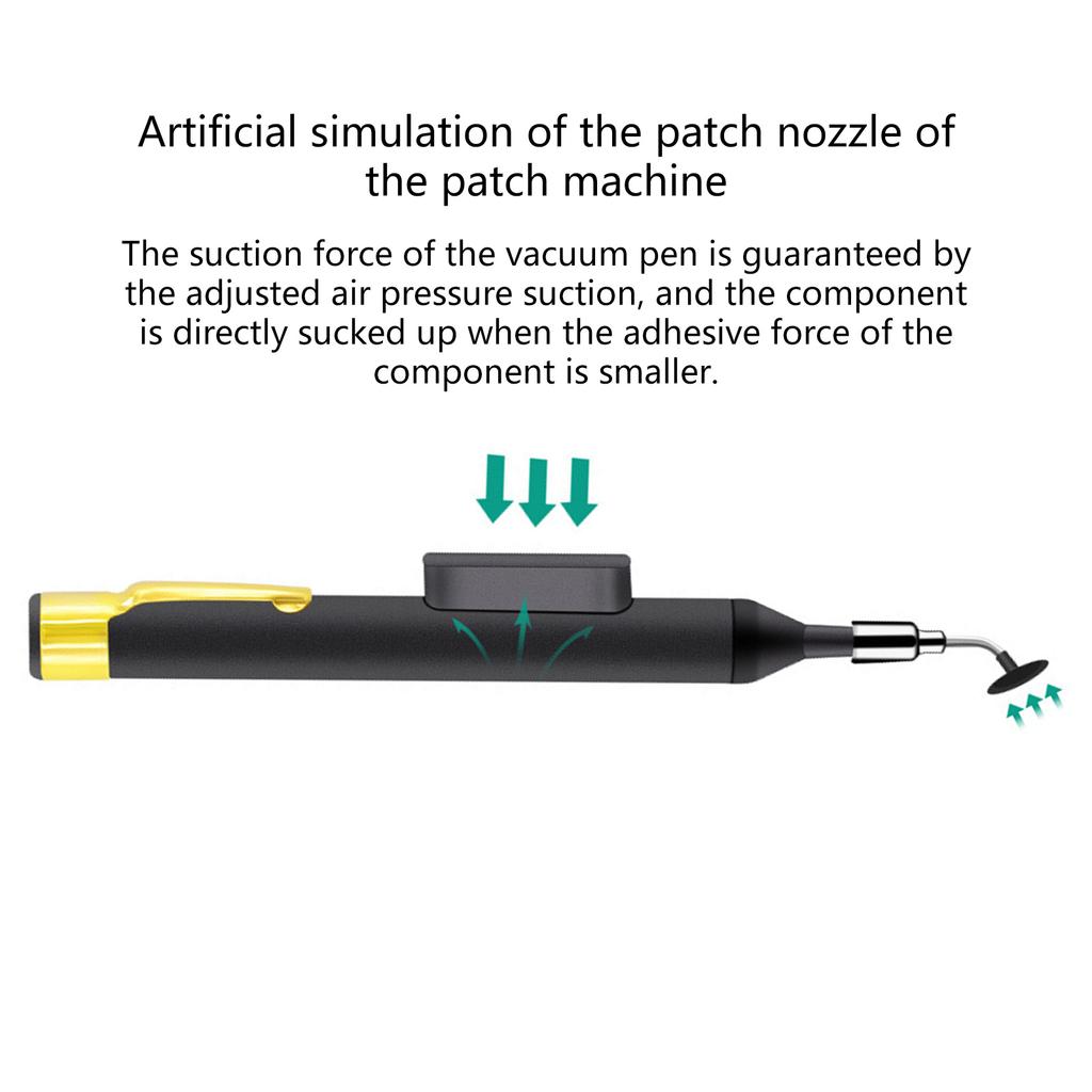 Vacuum Pen with Suctions Pad Desoldering Suctions Pen Solders Extractions Removal Tool for IC Surfaces Mounted Devices Chip