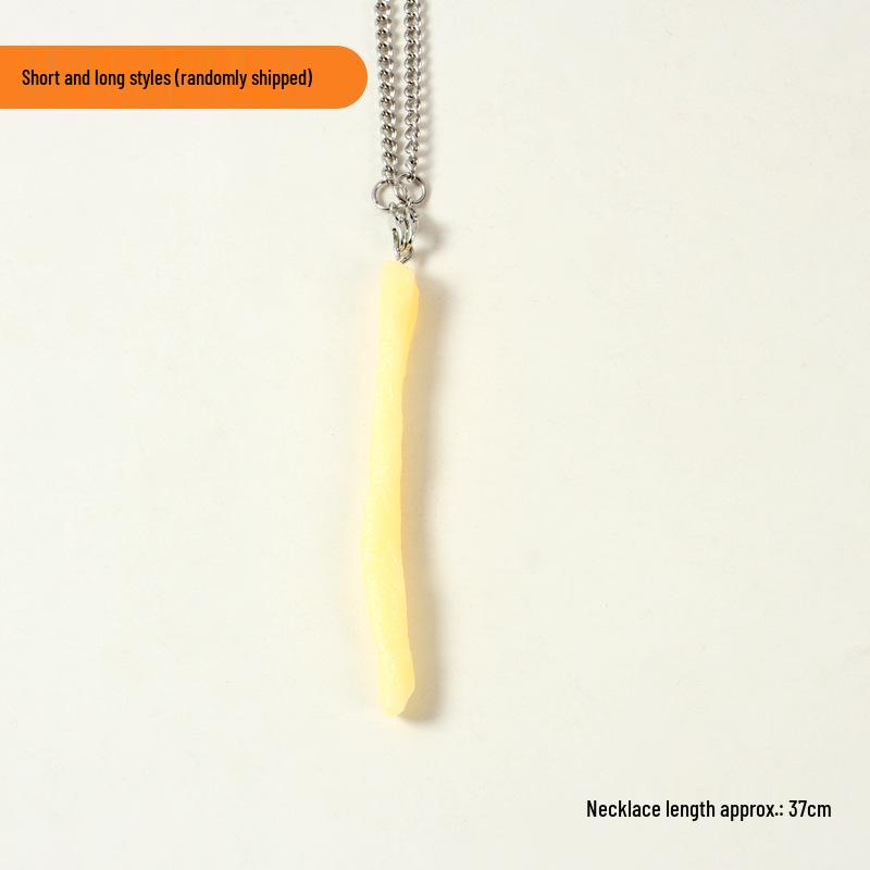 Trendy KFC Fried Chicken & Nugget Necklace – Creative Food-Inspired Accessory