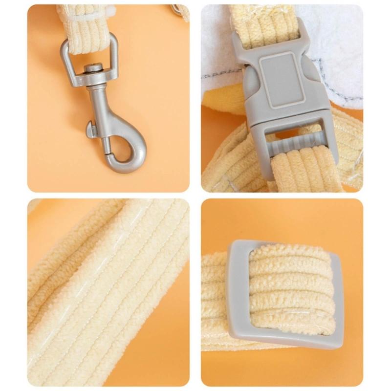 Adjustable Pet Chest Back Traction Rope Set Soft Cute out Walking Dog Rope Vest-type Pet Harness for Dog Pet Product