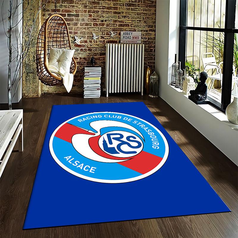 Racing Club Strasbourg Logo Suitable As a Non-slip Mat for the Living Room or Bedroom Sofa