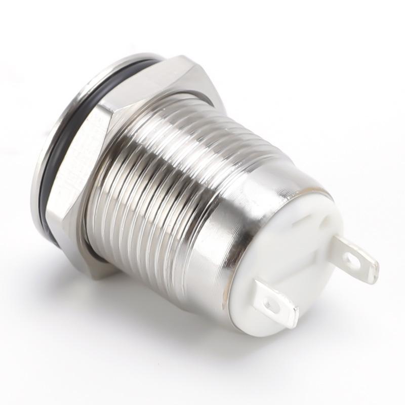 10PCS 12MM metal button switch self-reset no light jog start power switch jog button switch
