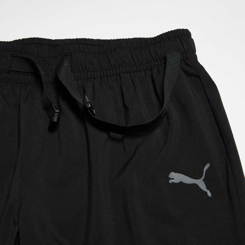 Puma Breathable Comfortable Mid-Rise Cargo Pants Unisex Pants Black 522944-01