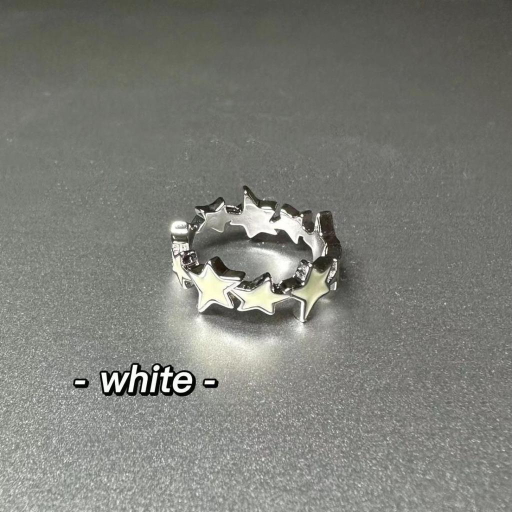 Design Metall Malerei Unregelmäßigen Stern Finger Ring Für Frauen Weibliche Party Schmuck Offene Ringe Ästhetischen Geschenk