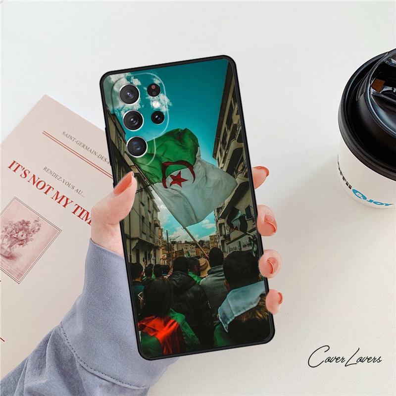 Algeria Flag phone case For Samsung Galaxy S24 S25 S23 S22 Ultra Note 10 20 Plus S20 S21 FE Cover