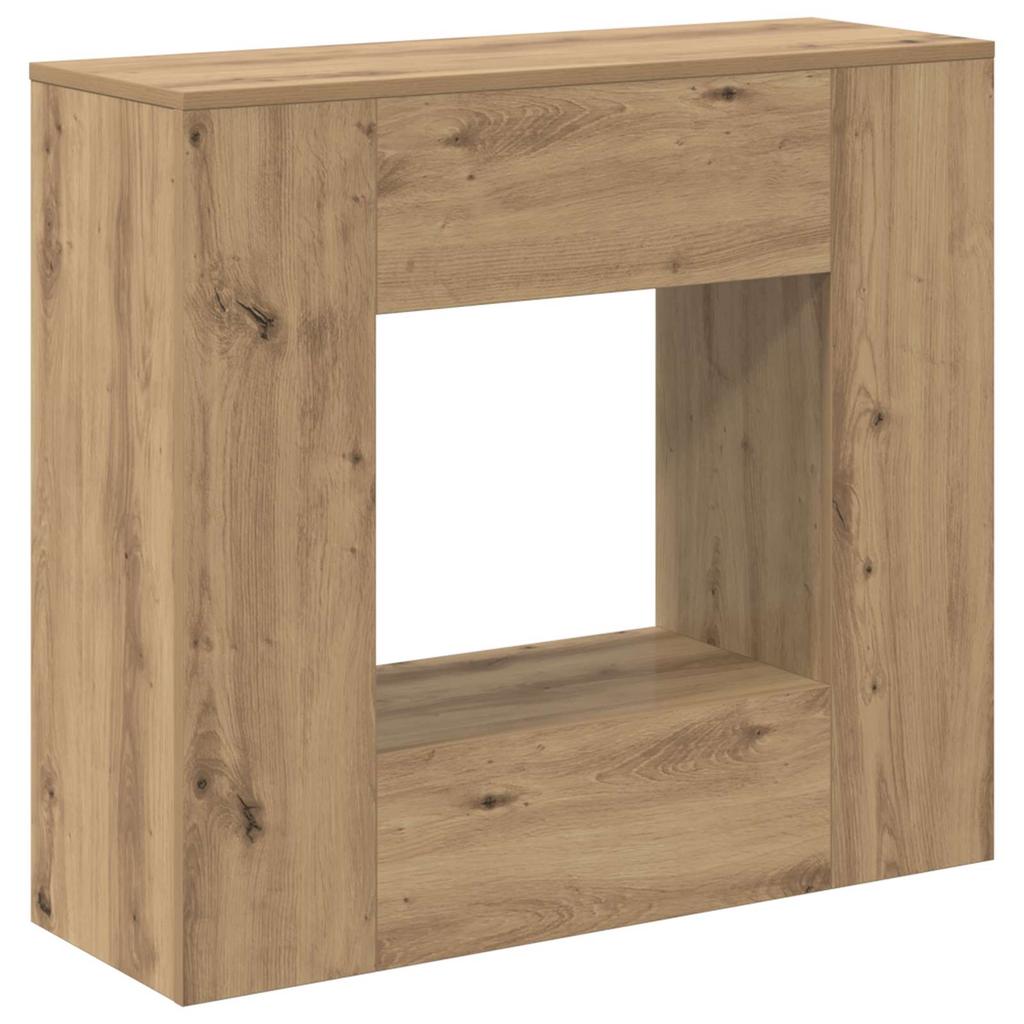 Artisan Oak Console Table 82 x 29 x 74 cm