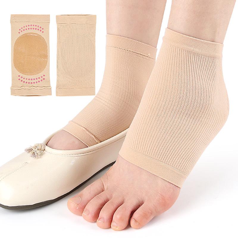 Anti-slip Gel Heel Protectors: Soft, Anti-wear Half Socks for Men & Women