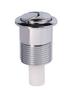 Chrome Push Button Cistern Button Bathroom Renovation DIY Friendly Modern Finish Skipper 45 Compatible User-Friendly