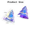 9Pcs Crystal Christmas Tree Pendant Glass Austria Loose Beads Charms Rhinestones for DIY Earring Necklace Craft Jewelry Making
