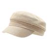 Women's Summer 2025 New Sun Protection Hat, Korean-style Ins Naval Cap, Breathable Straw Flat Top