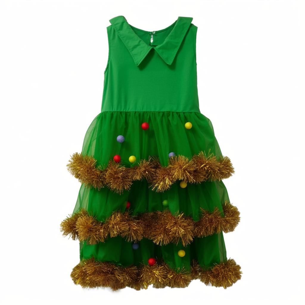 Christmas Lady Christmas Tree Party Performance Dress