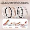 Einzelner Strass-Schuhband-Anti-Rutsch-Zubehör, Einfaches Anlegen zum Sichern der Schuhe & Verhindern des Herausrutschens der Ferse