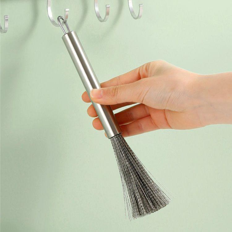 

Утолщенная специальная щетка для мытья посуды, специальная кухонная щетка с длинной ручкой, волшебный инструмент для мытья кастрюль, щетка для мытья кастрюль из шелка для горячей посуды без выпадения шелка 2pcs