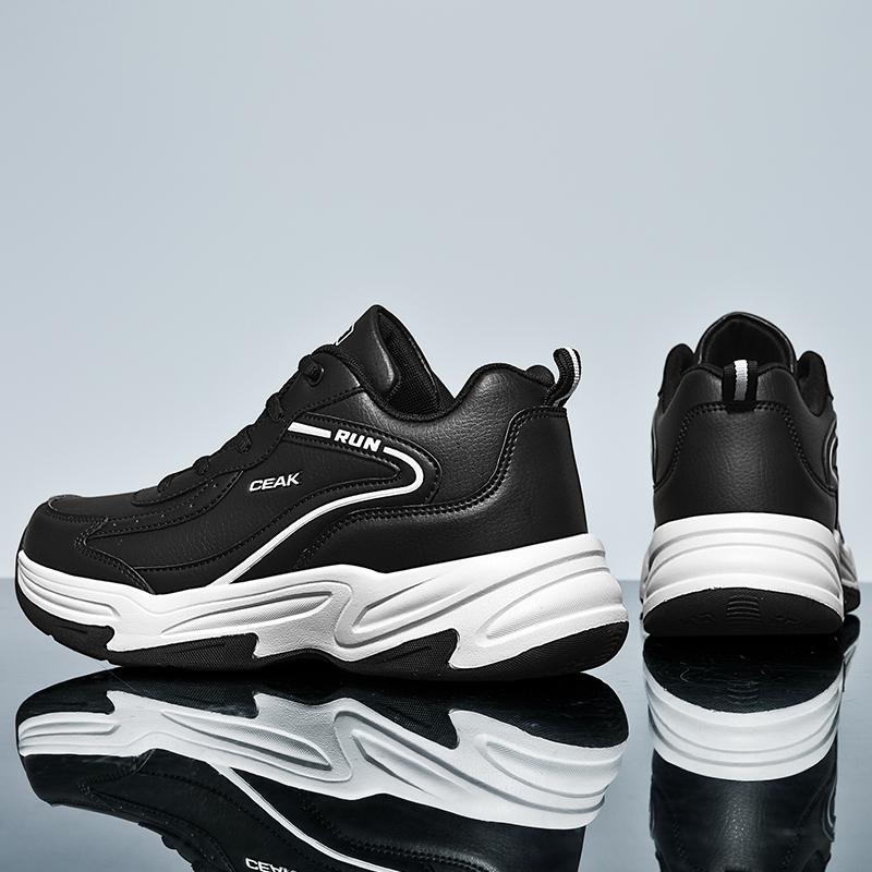 Men's Plus-size Light Casual Sneakers Four Seasons New Breathable Soft-sole Non-slip Outdoor Running Shoes Student Sports Shoes