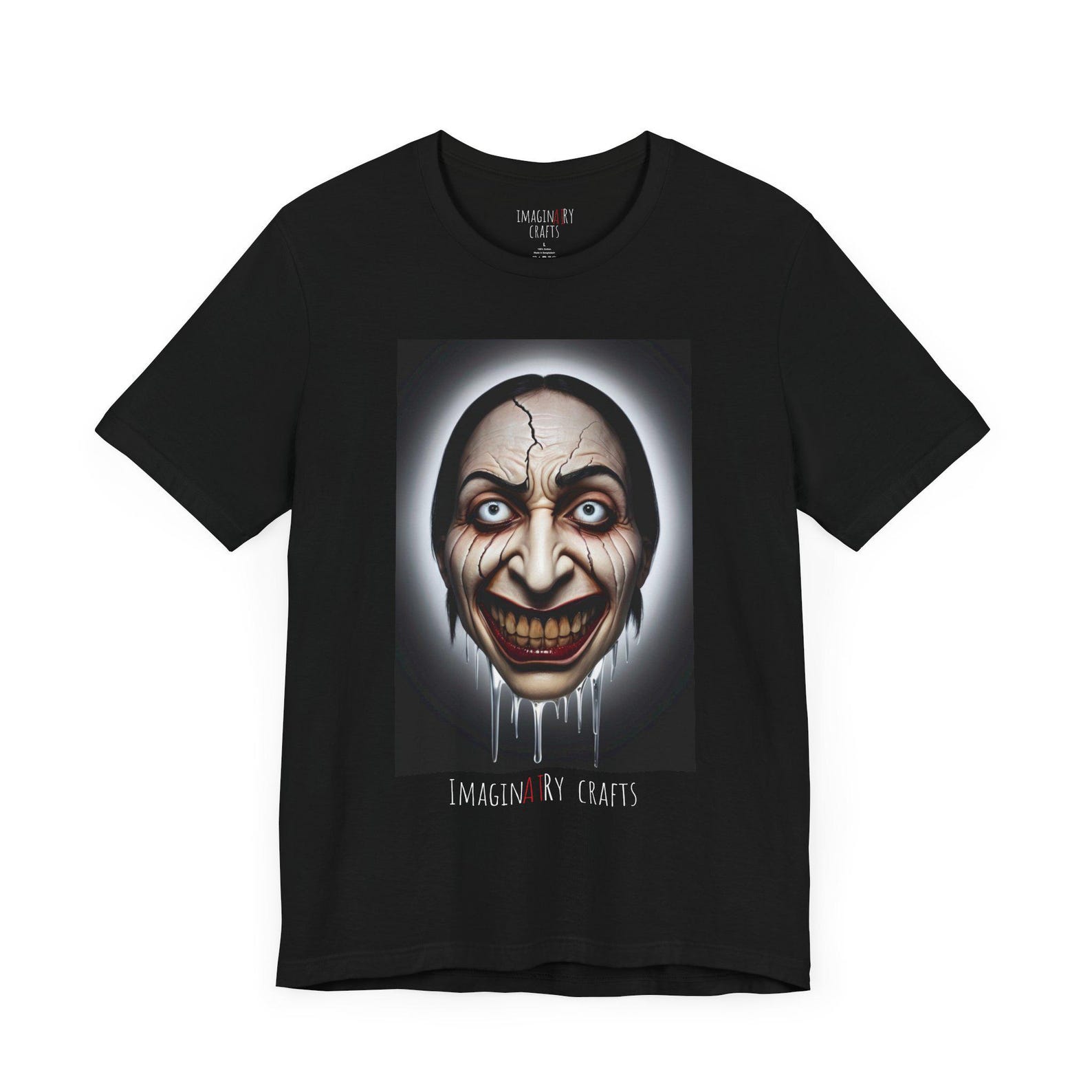 AI Horror Character T-Shirt Unisex S