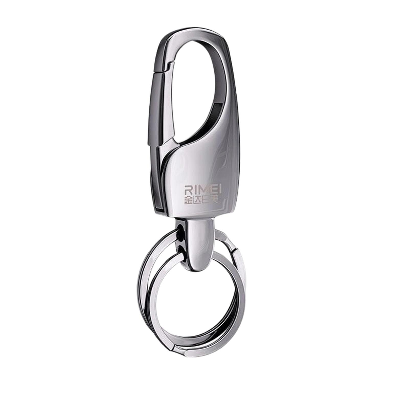 Quick Release Keychain with 4 Key Rings, Heavy-Duty Car Key Organizer for Men and Women.