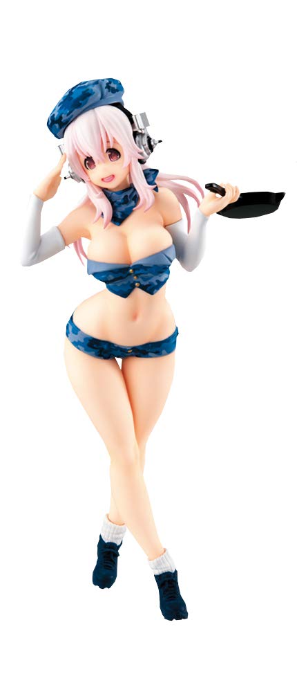 Концептуальная фигурка Super Sonico Городской камуфляж ~Военный~ (Призовая вещь)
