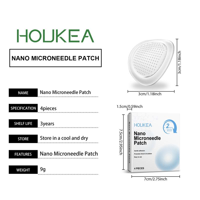 4Pcs Nano Microneedle Patches Skin Tightening Body Contouring Absorption Lifting Care Effective Firming Slimming Solution