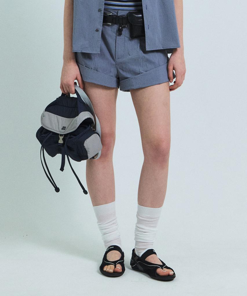 GROVE Ode Stripe Shorts (Navy)