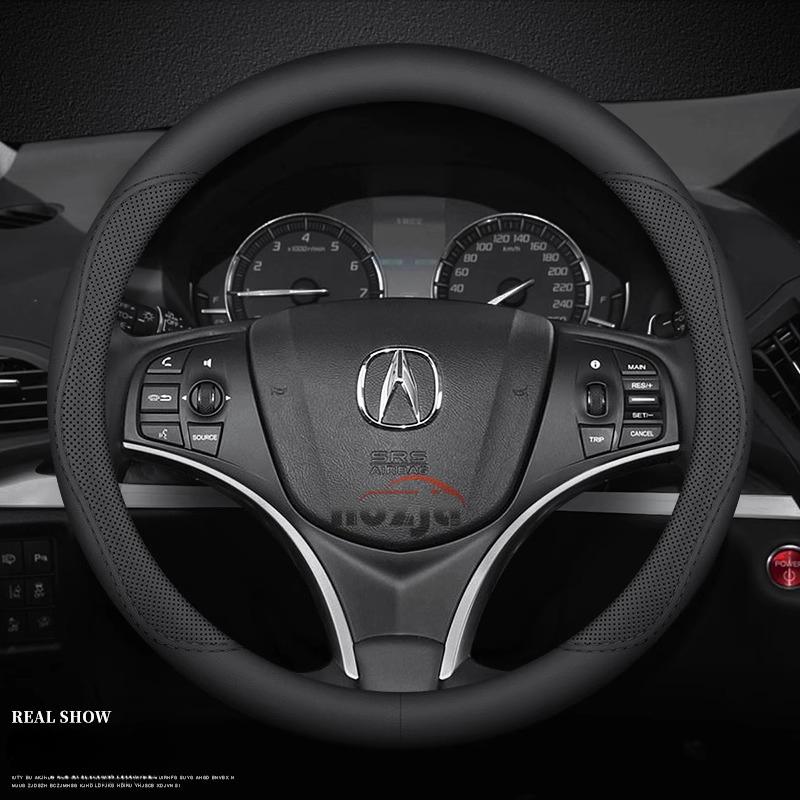 

Car Leather Steering Wheel Cover for Acura NSX RDX RLX Integra ADX TL ZDX ILX MDX Type S A-Spec SH-AWD GT Auto Accessories