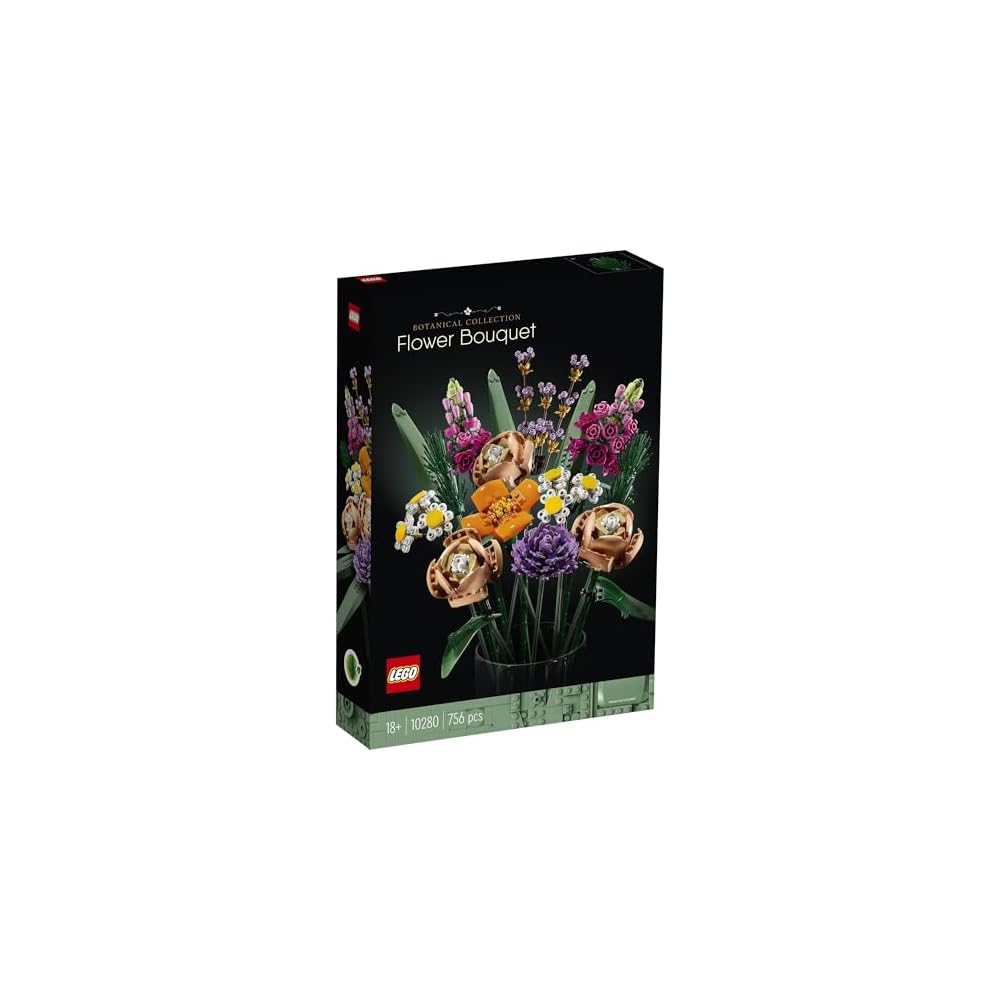 LEGO Botanical Flower Bouquet Building Set 10280 Decorative Toy for Home Interior Gift for Men and Women