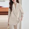 ZANZEA Női lezser hosszú ujjú kardigán blézer