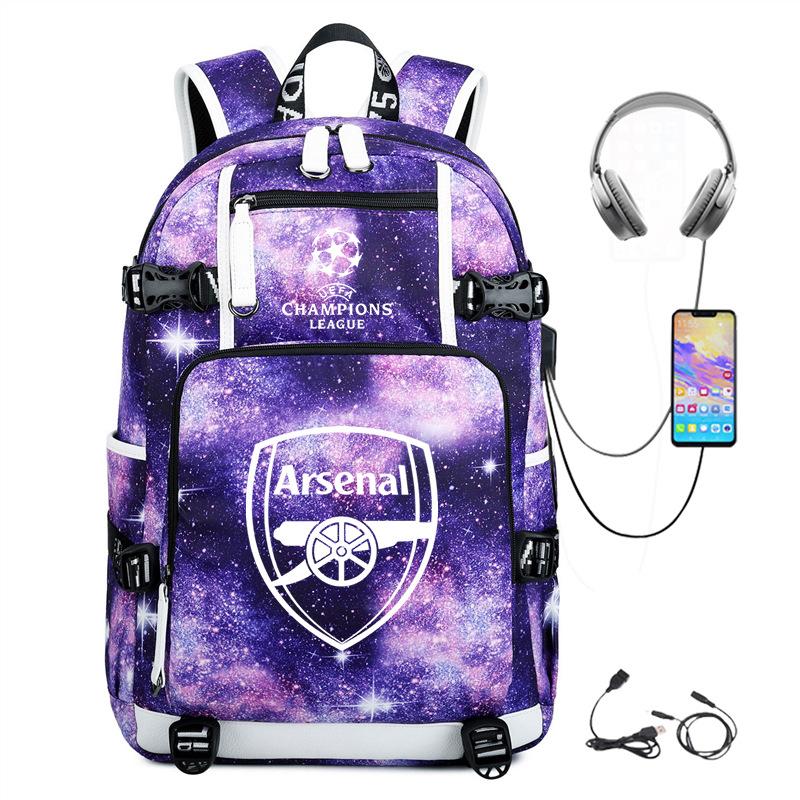 Football Peripheral Camouflage Backpack Student Multifunctional Large Capacity Backpack Leisure Travel Mountaineering Bag