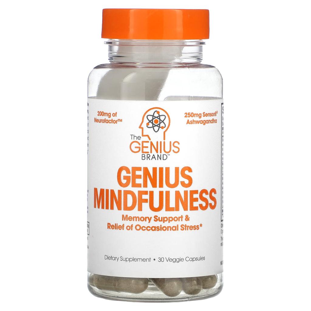 Genius Mindfulness, Veggie Capsules 30