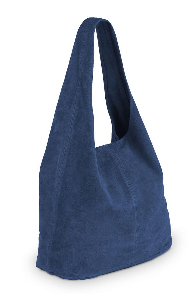Torba Skórzana Vera Pelle Rossina Zamszowa Jeans