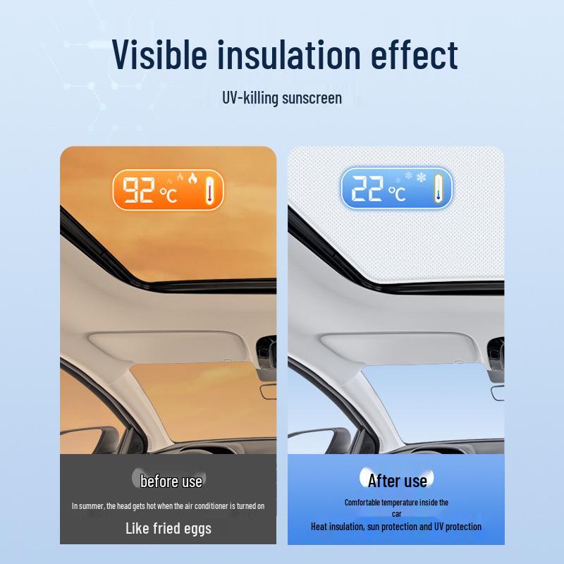 Hyundai Tucson 2015-20 Sunroof Sunshade: Heat Insulation, Privacy Shield, Opaque