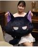 Large Black Scara Cat Plush Pillow - Cute Anime Cartoon Cushion Pendant Backrest