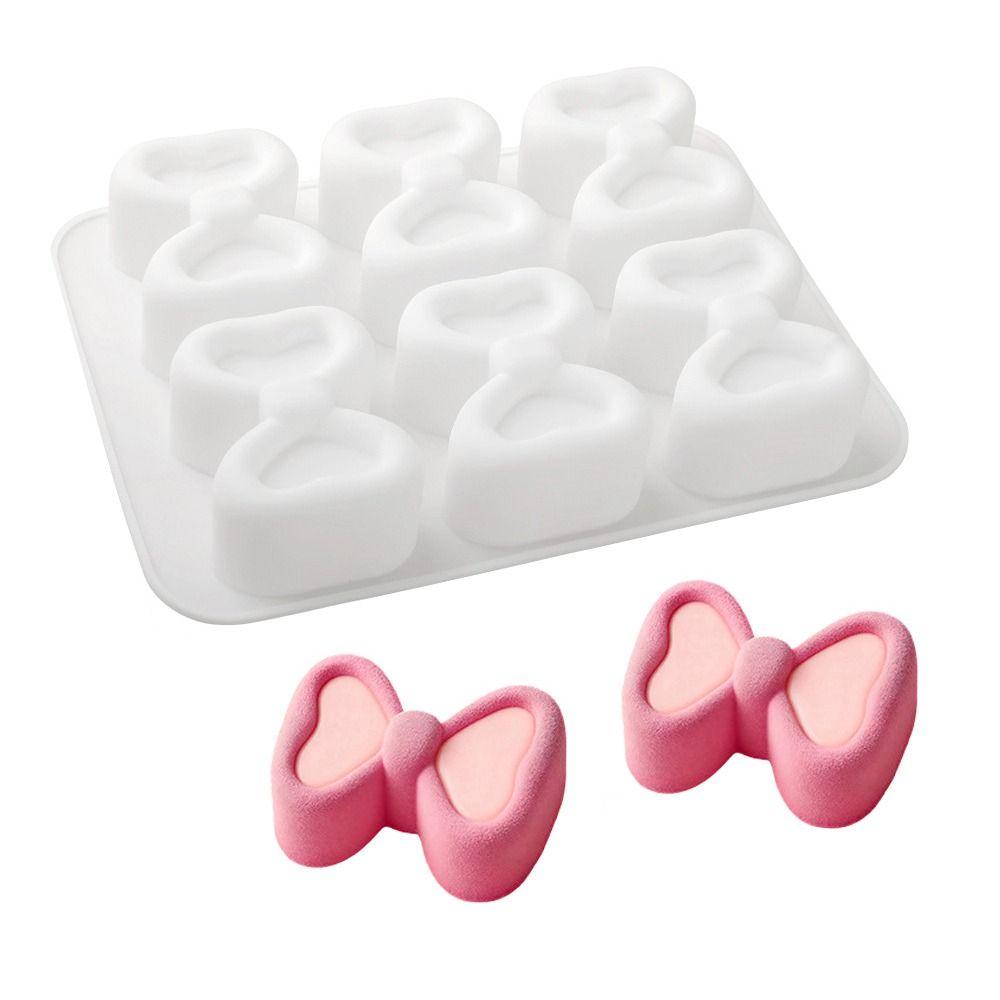 Square Flower Heart Shaped Silicone Cake Mold Non-stick Soap Mould Mousse Cake Mold  For DIY Baking