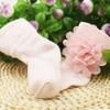 Children Girls Cotton Socks Flowers Anti Slip Ankle Socks Baby Shoes Boot