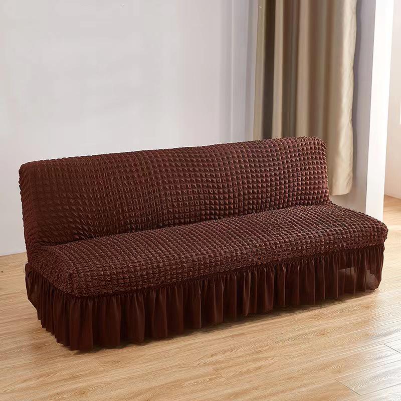 

Эластичный однотонный чехол для дивана-кровати для раскладных диванов без подлокотников Large (190-210 cm)