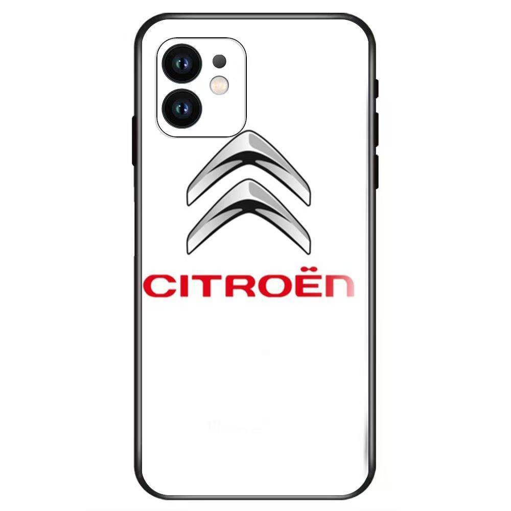 Měkký TPU kryt na telefon pro Citroen pro iPhone 16 15 14 13 12 Pro Oficiální kryt Apple pro iPhone 16 Plus 12 13 14 15 16 17 Pro Max