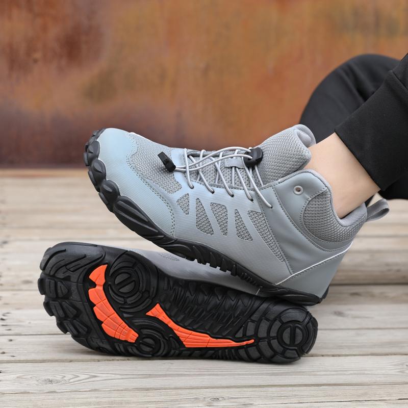 High-top Cotton Shoes Winter Hiking Sneakers Anti-slip Men Women Outdoor Trekking Camping Shoes Elastic Climbing Shoes