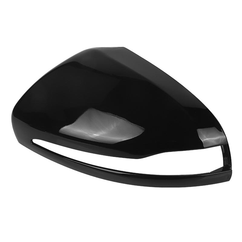 LHD Rearview Mirror Cover For Mercedes Benz C GLC S E Class W205 X253 W222 W213 W238 Glossy Black/Carbon Fiber Side Mirror Cover