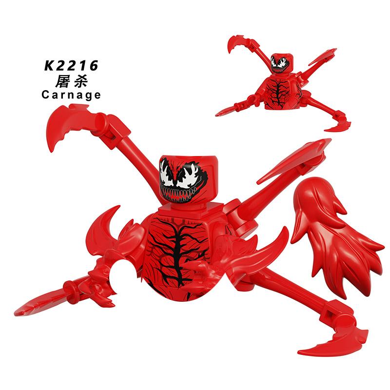 

Marvel Legends Карнаж Веном Блоки Кирпичики Анти-Веном Эдди Брок Для Игрушек Подарков Фигурки Экшн Строительные Блоки Для Детей