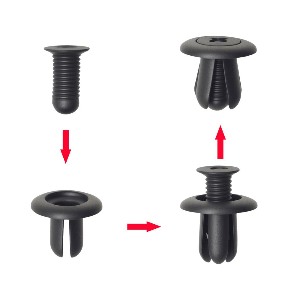 Push-Type Bumper Fender Liner Retainer Clips Fasteners Rivets 86590-28000 FOR Hyundai Kia Accent Azera Elantra Tucson Forte
