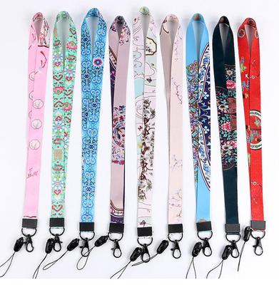 Retro Ethnischer Stil Handy-Lanyard mit Flugzeug-Schnalle - Kreatives Polyester-Accessoire für Damen