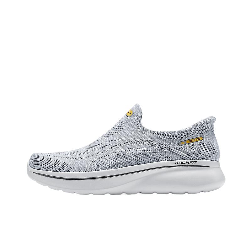 Skechers Go Walk Slip-On Shoes Comfortable Cushioning Sports Casual Shoes Men sneaker Gray 217076-GRY 39.5