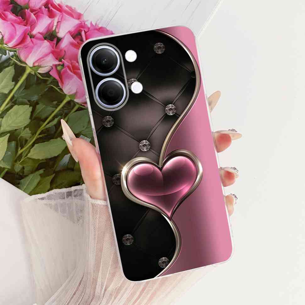 For vivo Y05 4G 6.74" Case Simple Cute Cartoon Cat Rabbit Silicone TPU Back Cover For Vivo y05 VIVO Y 05 4G Phone Cases Bumper