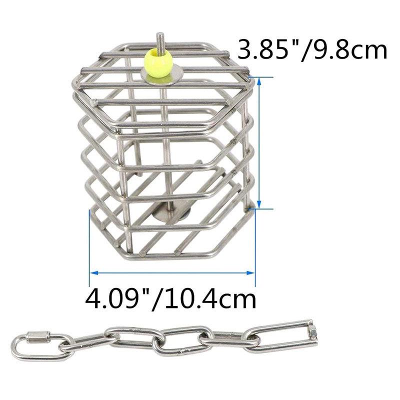 

Stainless Steel Foraging Chew Toy for Birds