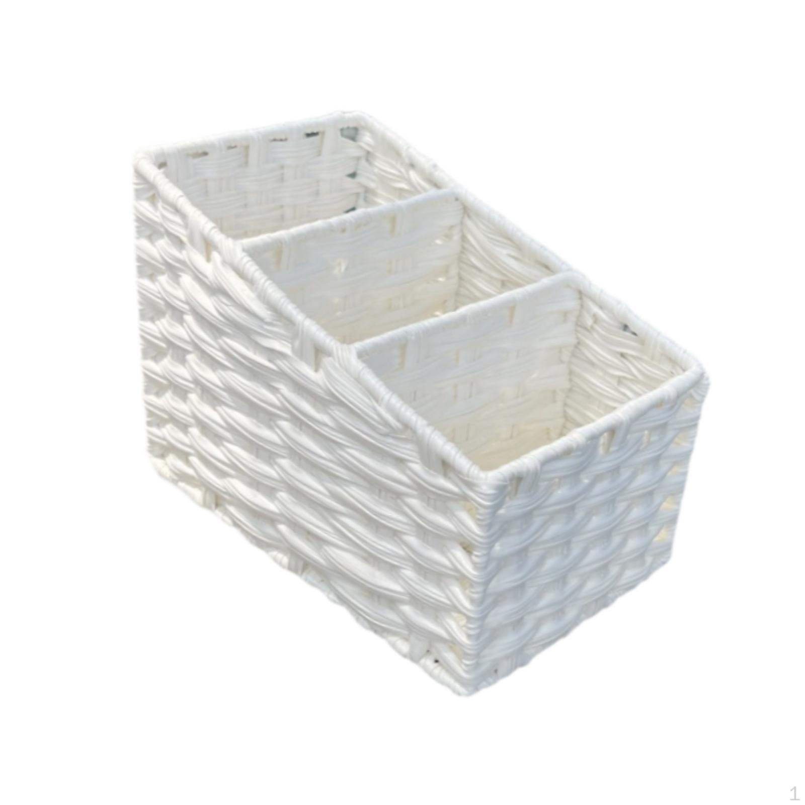 

Многосекционный органайзер для хранения вещей ручной работы для домашнего декора белый