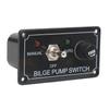 Rocker Toggle Switch Panel Bilge Pump Auto Off Manual Switch Panel for RV Yacht Car