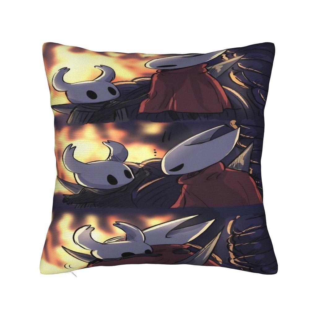 Hollow knight Cartoon Game Knight and Hornet Pillowcases Fashion Pillow Case For Office Car Home Decor Comfy Pillow Cover