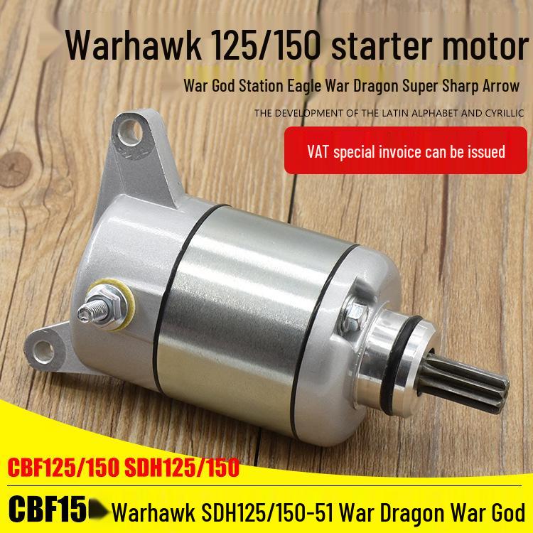Men s Motorcycle Starter Motor for SDH125 Warhawk 125 CBF150 Sharp Arrow