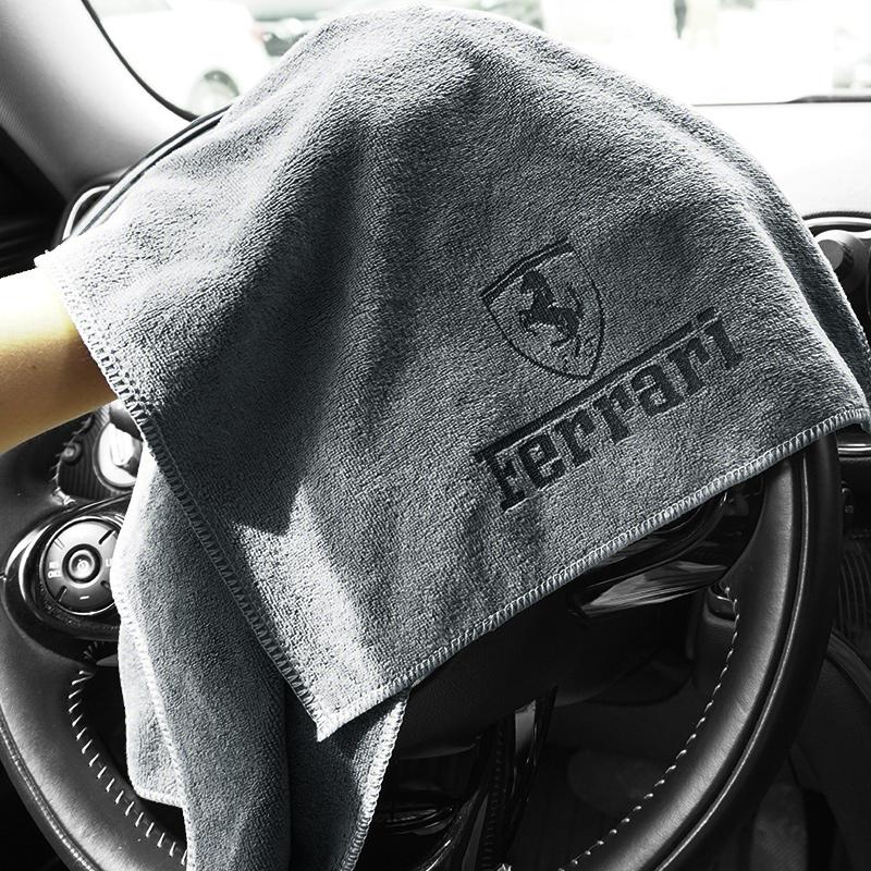 For Ferrari F430 488 458 F12 Suede Towels Glass Cleaning Towels Without Water Marks Rearview Mirror Cleaning Towels Car Interior NBA1