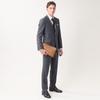 Clutch Bag Leather Clutch Bag 07001355 Black [Takeokikuchi] Men's (019) 00(SS)